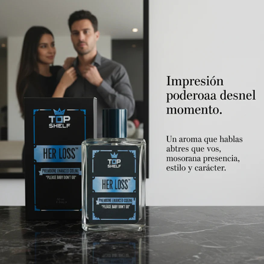 HerLoss™ — Perfume Masculino con Feromonas | Aroma Elegante de Larga Duración