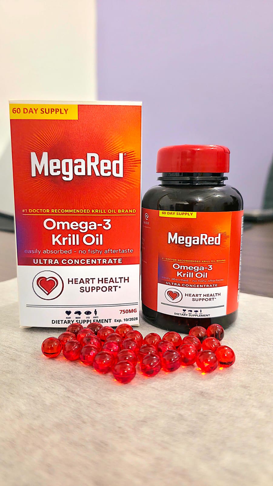 MEGA RED — Omega-3 de Aceite de Krill con Astaxantina