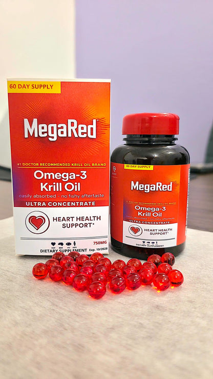 MEGA RED — Omega-3 de Aceite de Krill con Astaxantina