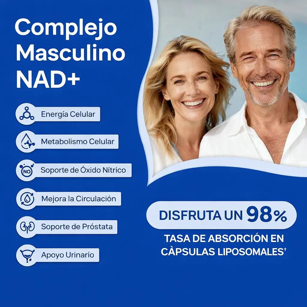 Selerb NAD Max™ — Energía, Vitalidad y Enfoque para Hombres
