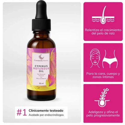 Veloura™ Cyperus Glow Oil® — Aceite Suavizante para tu Piel