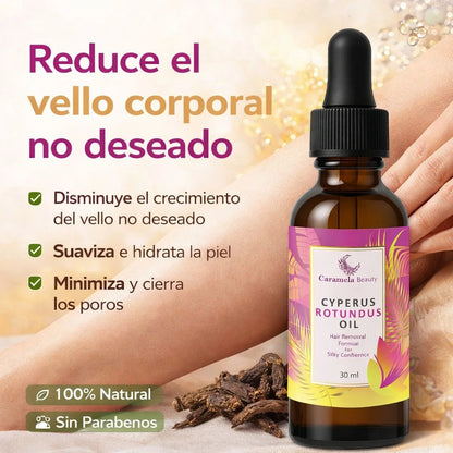 Veloura™ Cyperus Glow Oil® — Aceite Suavizante para tu Piel