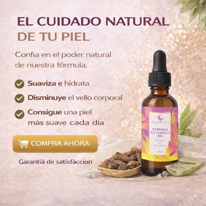 Veloura™ Cyperus Glow Oil® — Aceite Suavizante para tu Piel