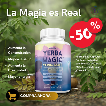 YerbaMagic™ | Energía Natural, Enfoque y Bienestar en Cada Cápsula