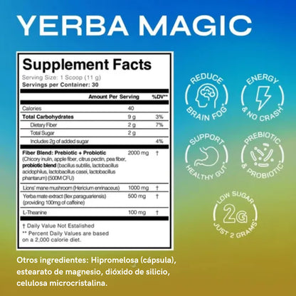 YerbaMagic™ | Energía Natural, Enfoque y Bienestar en Cada Cápsula